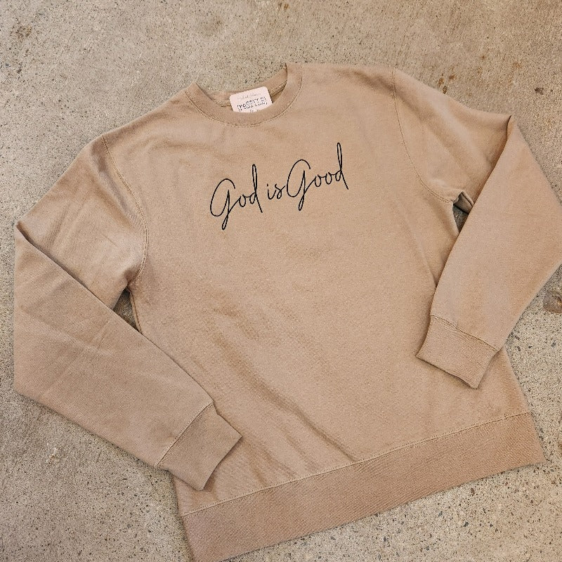 God is Good embroidered crewneck sweatshirt