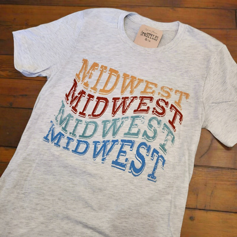 multicolor midwest tee