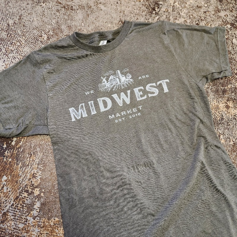 we are midwest market tee olive
