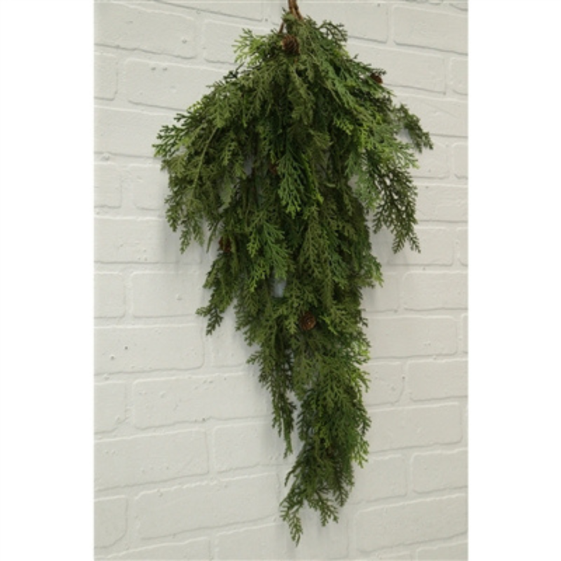Artificial Cedar & Pinecone