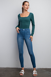 Cotton Stretch Denim Pants