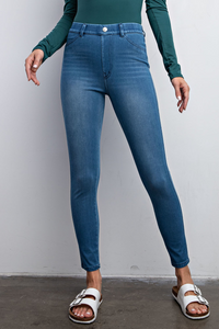 Cotton Stretch Denim Pants