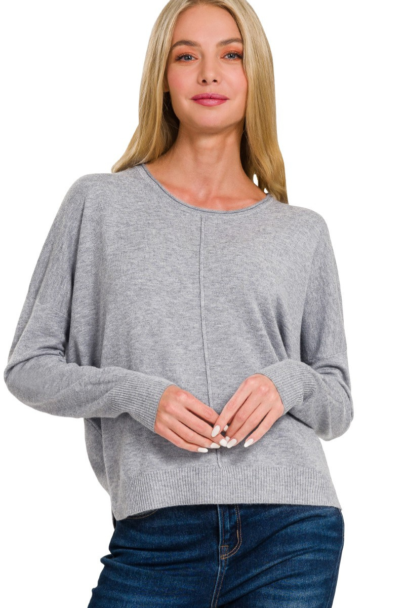 Front Seam Sweater