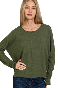 Front Seam Sweater