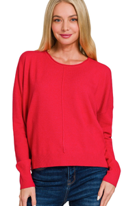 Front Seam Sweater