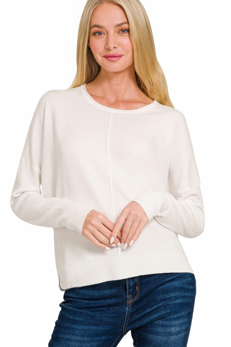 Front Seam Sweater