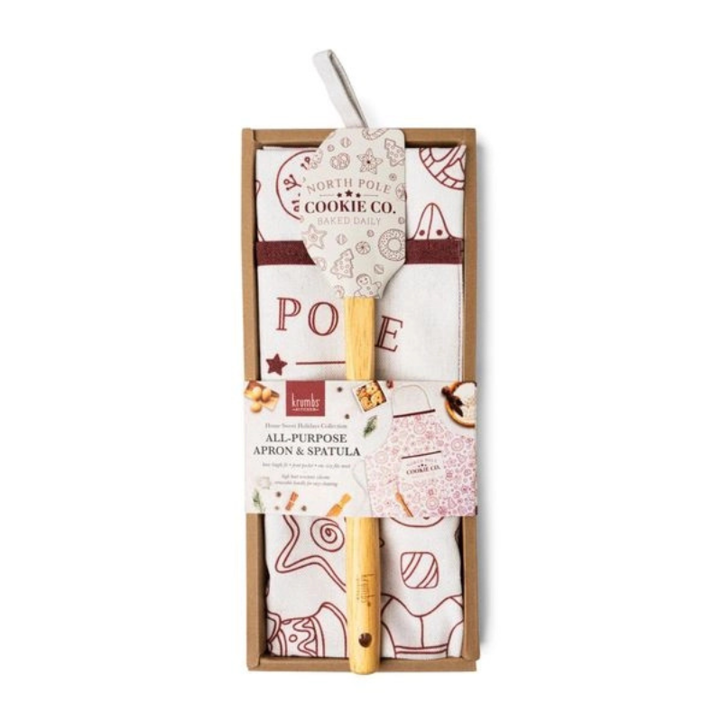 Holiday Apron & Spatula Gift Set