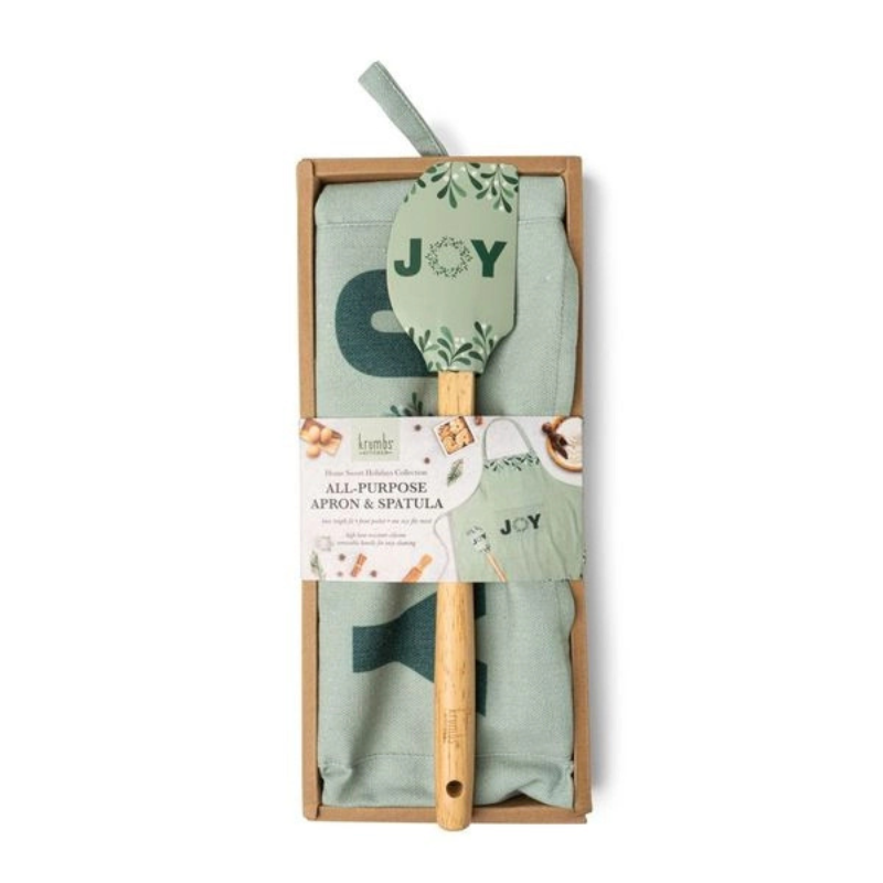 Holiday Apron & Spatula Gift Set