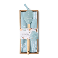 Holiday Apron & Spatula Gift Set