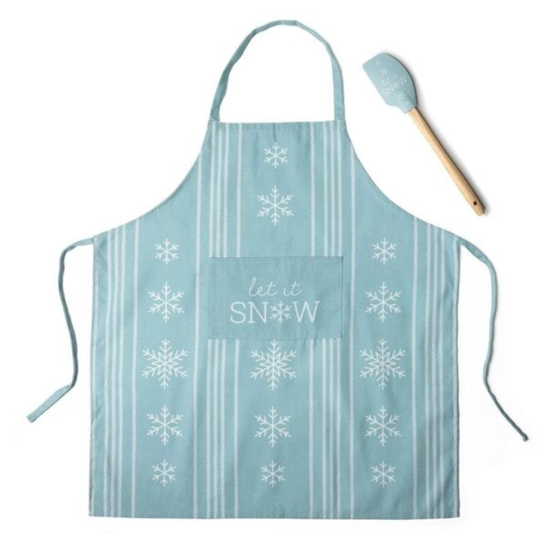 Holiday Apron & Spatula Gift Set