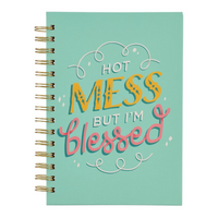 Hot Mess Wirebound Journal