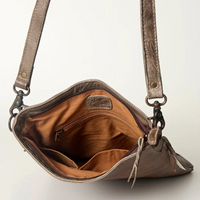 Leather Studded Tote Crossbody