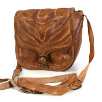 Leather Western Crossbody