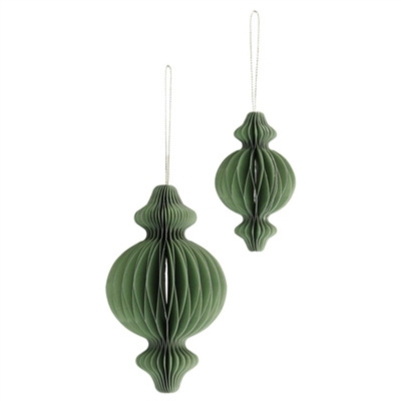 Paper Finial Ornament Set
