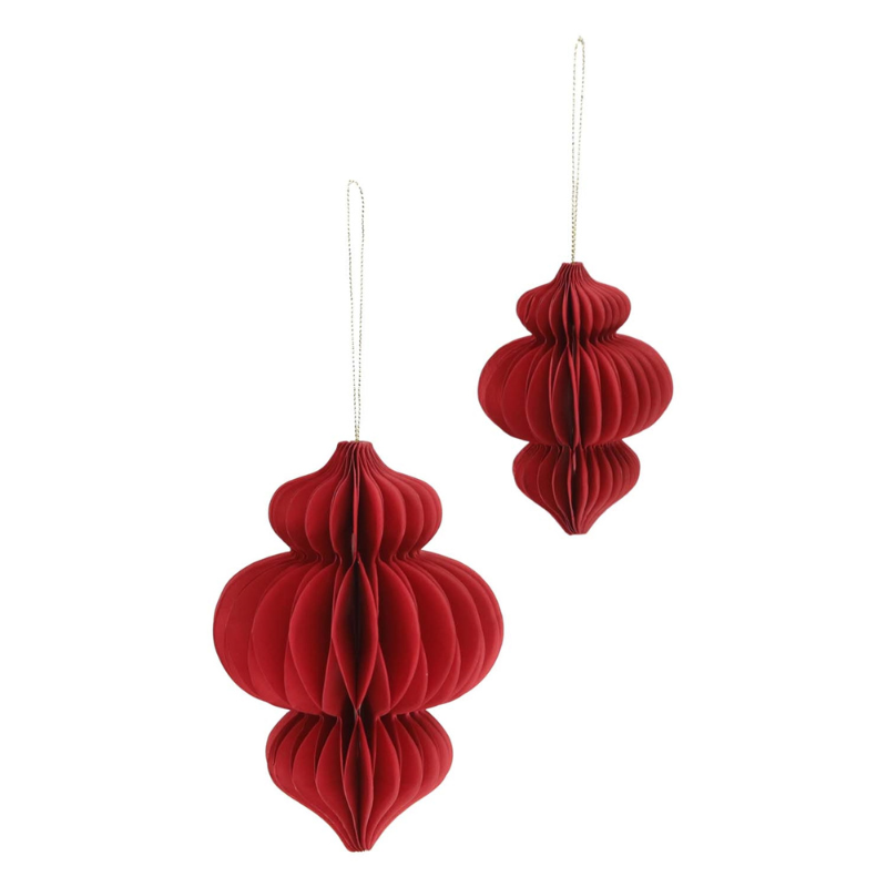 Paper Finial Ornament Set