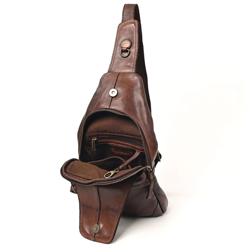 Leather Sling Crossbody