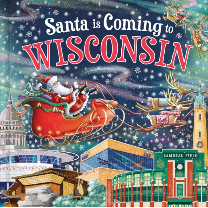 Santa is Coming to Wisconsin Book