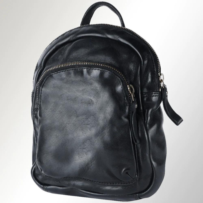 Small Leather Backpack Sling