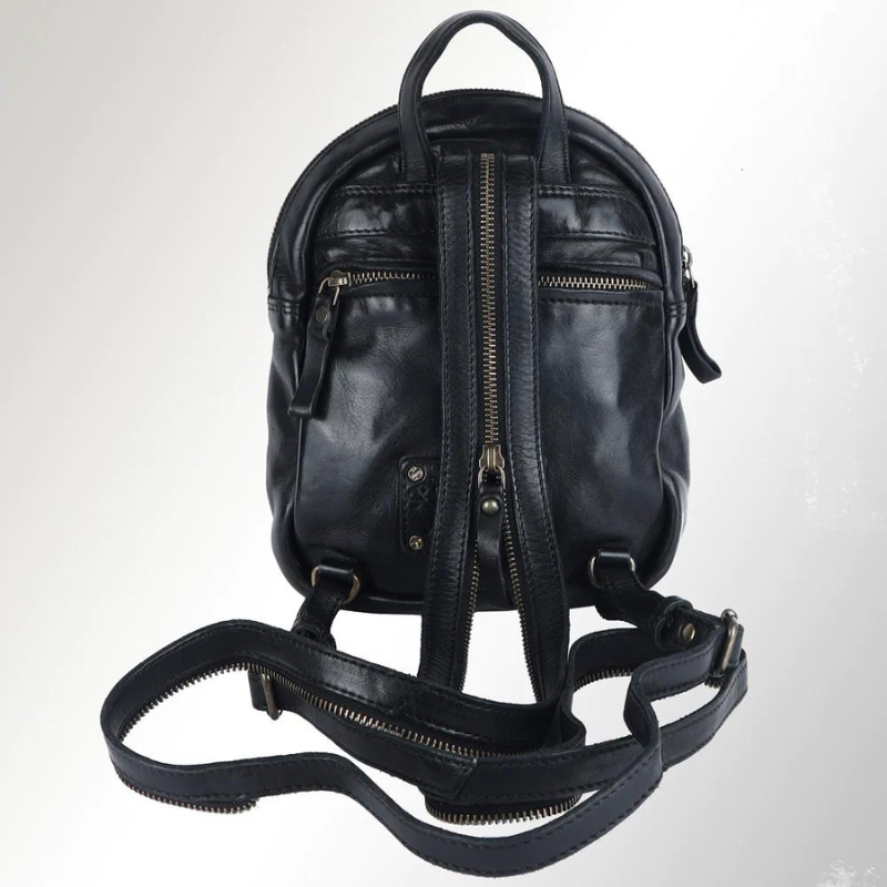 Small Leather Backpack Sling