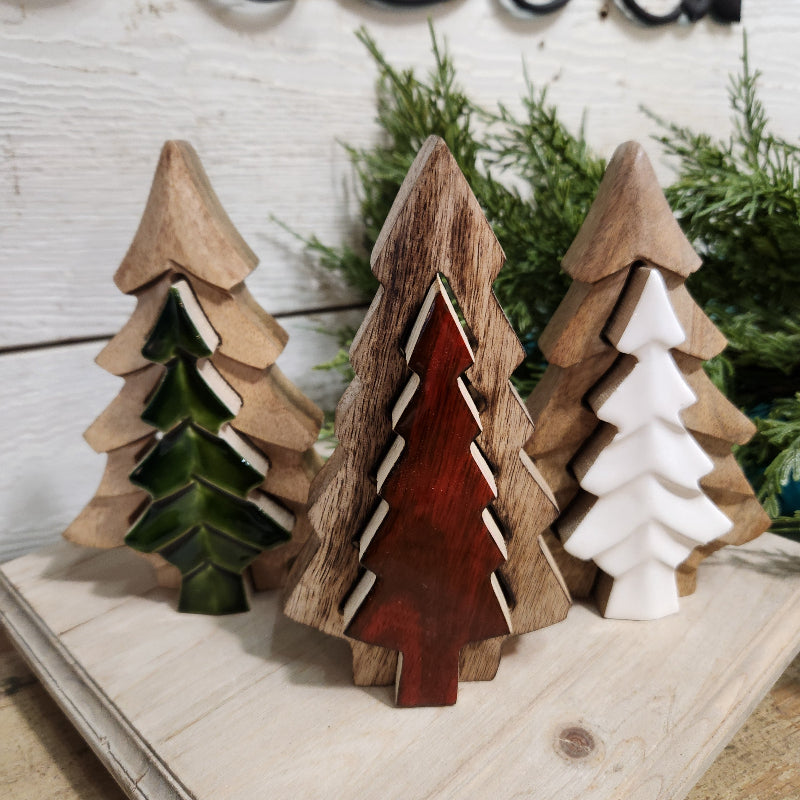 Small Enamel Puzzle Tree