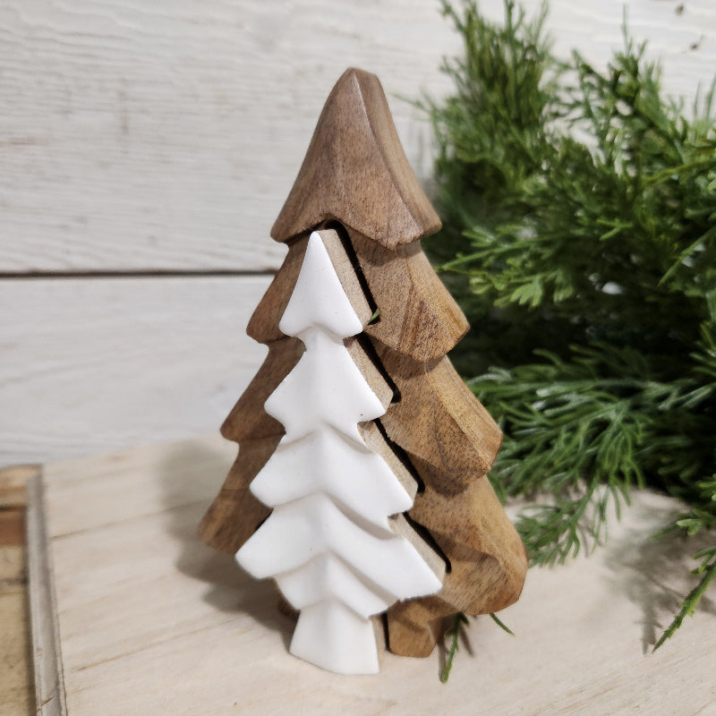 Small Enamel Puzzle Tree