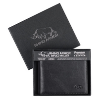 Men's Black Bifold Leather Wallet