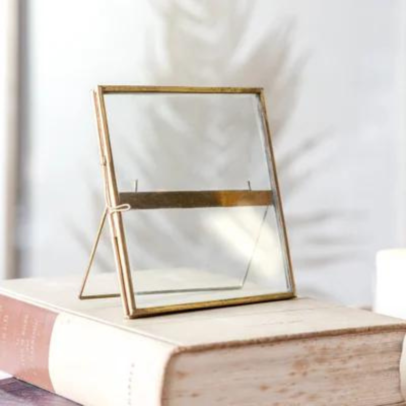 Gold Glass Photo Frame