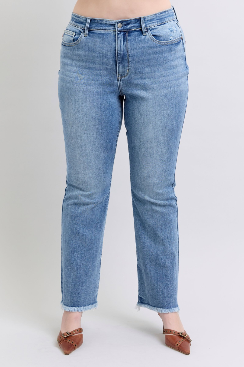 Judy Blue Bootcut Fray Hem Jean