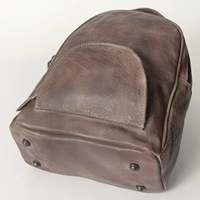 Leather Convertible Backpack