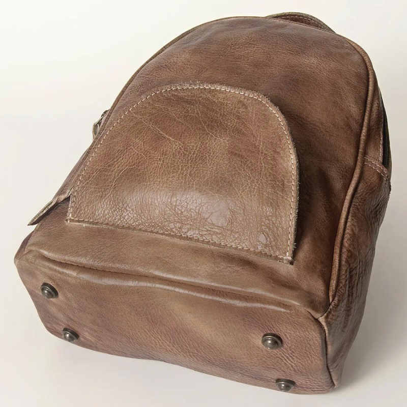 Leather Convertible Backpack