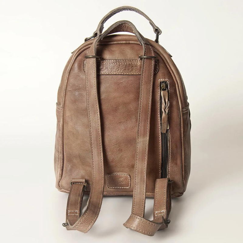 Leather Convertible Backpack