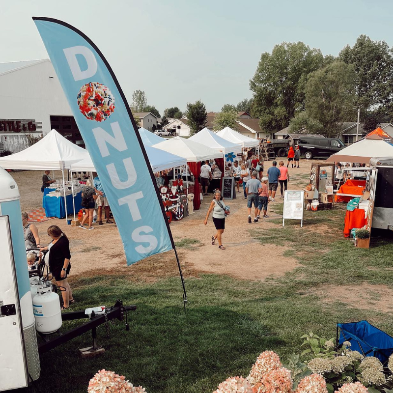 Midwest Market vendor tents