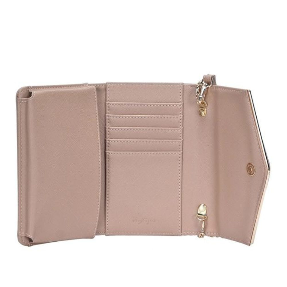 Tri-Fold Snap Crossbody