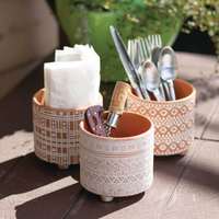 Terracotta Patterned Pot