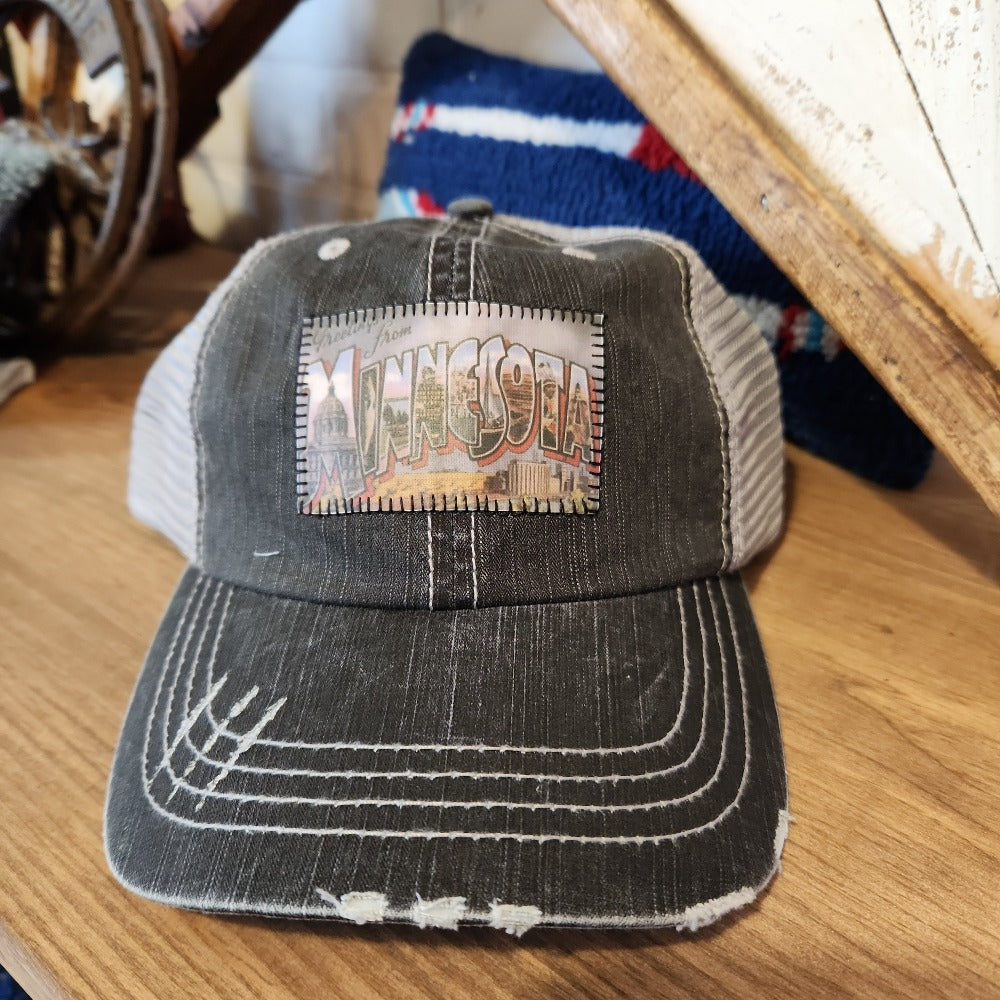 Vintage Postcard Trucker Hat