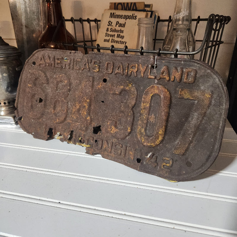 Vintage License Plate