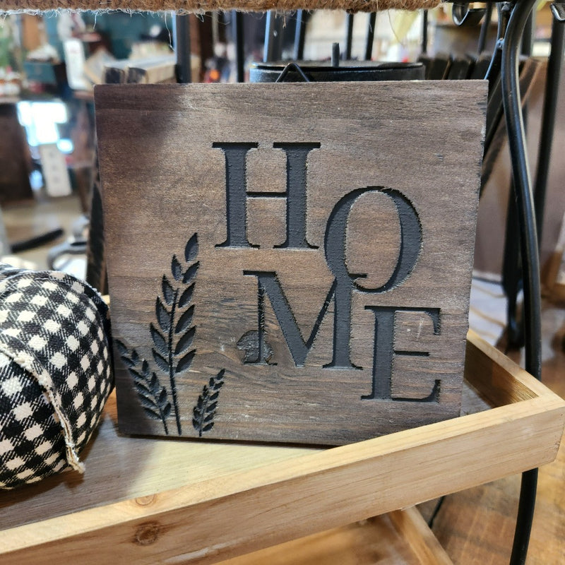 wheat home wood block