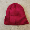 ribbed hat red