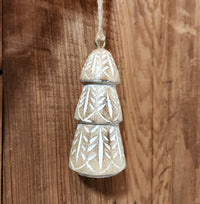 carved wood tree ornament - pattern