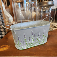oval lavender bucket