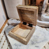 Small Carved Hinged Box-opem