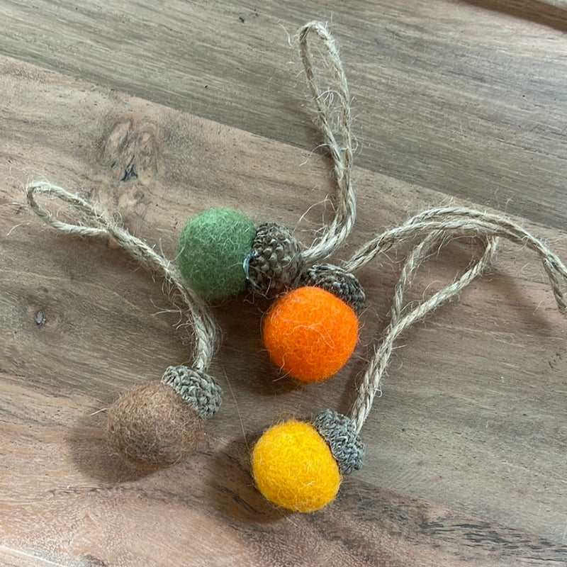 mini acorn ornament