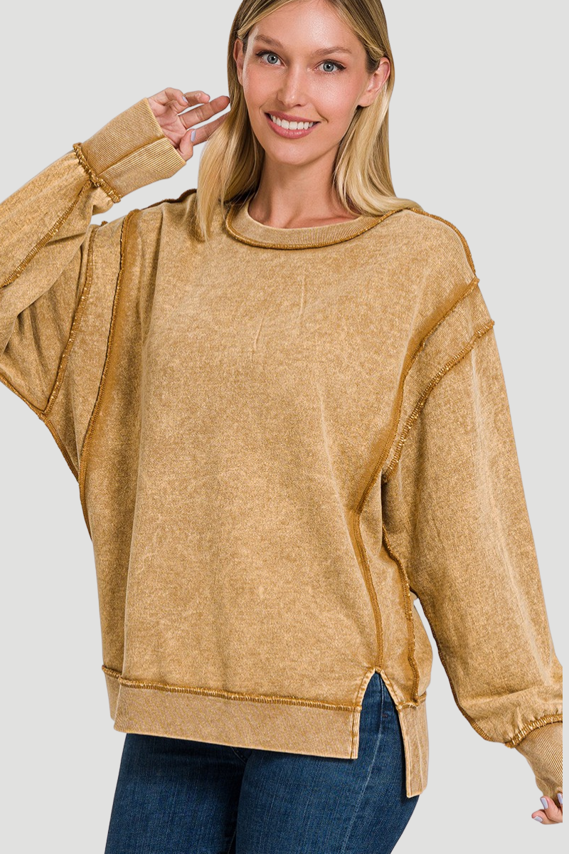 Acid Wash Sweatshirt