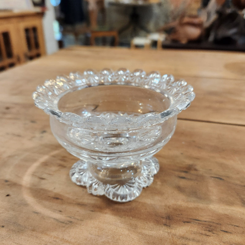 Antique Glass Berry Bowl