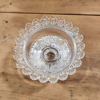 Antique Glass Berry Bowl