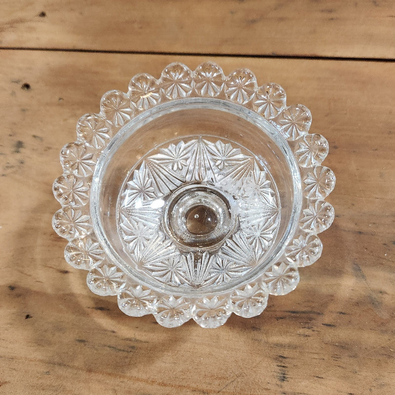 Antique Glass Berry Bowl