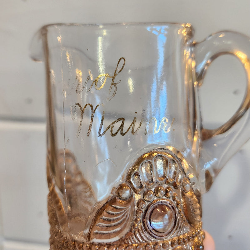 Antique Maine Souvenir Pitcher