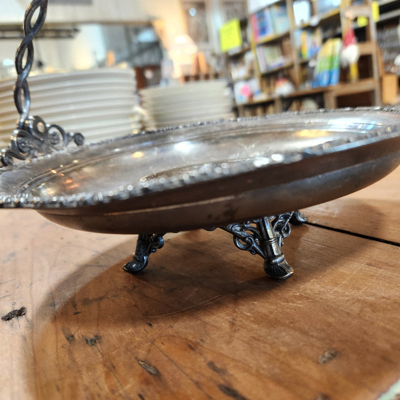 Antique Silver Bridal Basket