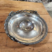 Antique Silver Bridal Basket