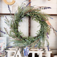 Lavender Wreath